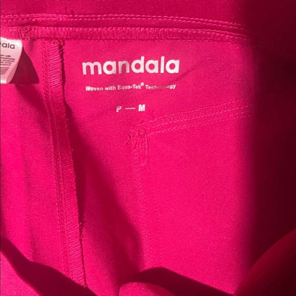 Mandela Bright Raspberry Pink Drawstring Scrub Pants - Picture 3 of 3